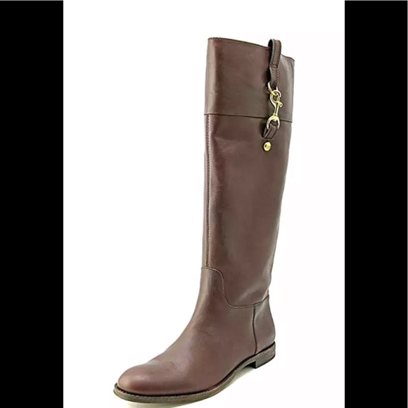 Coach Shoes - Coach Martta brown riding boots